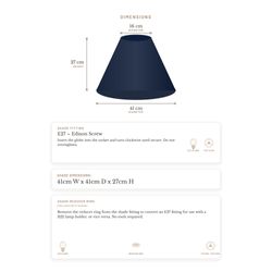 Messina Empire Shade - Medium Navy - Bulk Buy Qty 5