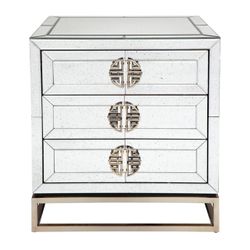 Rochester Mirrored Bedside Table - OUTLET NSW