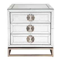 Rochester Mirrored Bedside Table - OUTLET NSW