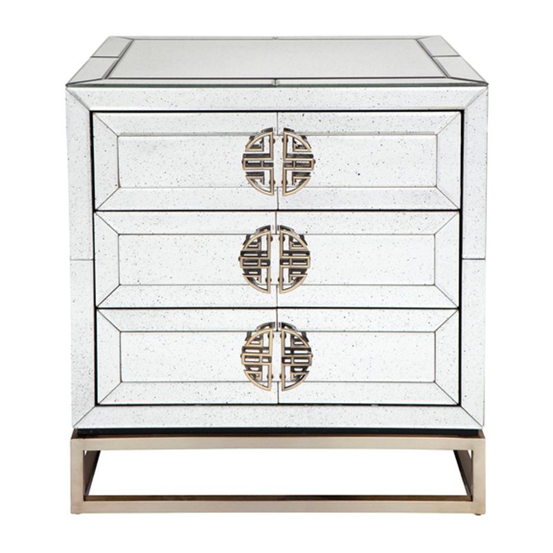Rochester Mirrored Bedside Table - OUTLET NSW