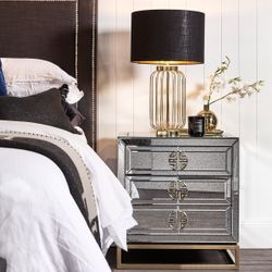 Rochester Mirrored Bedside Table - OUTLET NSW