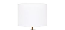 Camille Table Drum Shade - White