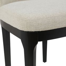 Jamie Black Dining Chair Set of 2 - Natural