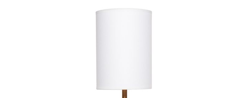 Nola Table Drum Shade - White