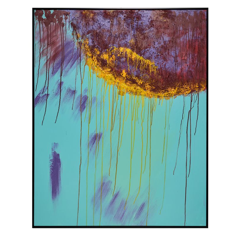 In Between The Lines Oil On Canvas