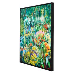 Le Fluers Oil On Canvas Painting - 100cm W x 100cm H