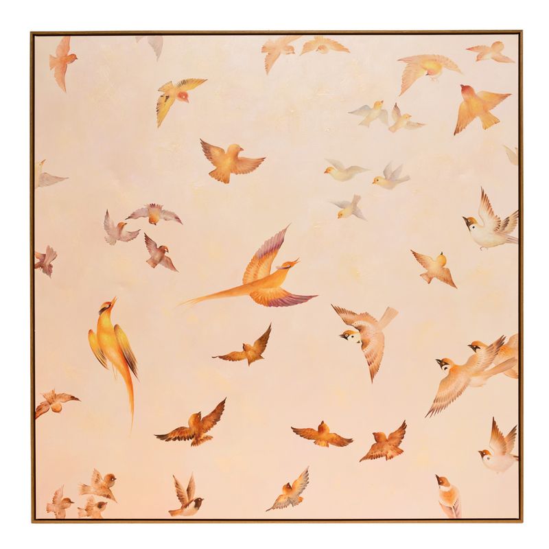 Fly By Oil On Canvas Painting