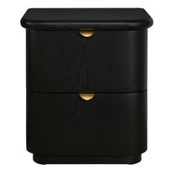 Lina Bedside Table - Black