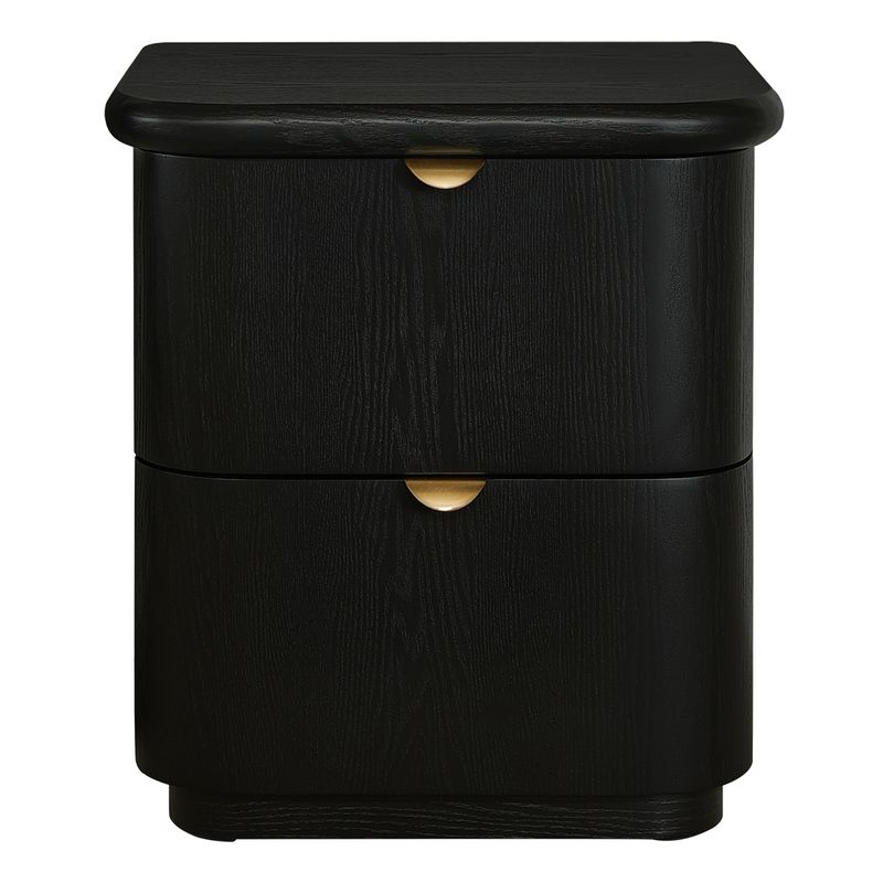 Lina Bedside Table - Black