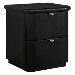 Lina Bedside Table - Black