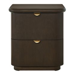 Lina Bedside Table - Smoked Oak