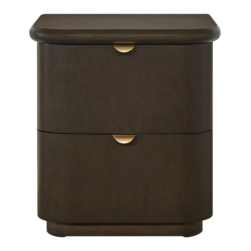 Lina Bedside Table - Smoked Oak