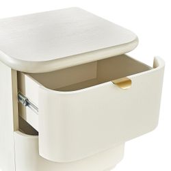 Lina Bedside Table - Ivory