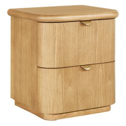 Lina Bedside Table - Natural Oak