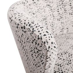 Alberta Swivel Chair - Charcoal Jacquard