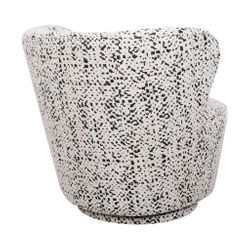 Alberta Swivel Chair - Charcoal Jacquard