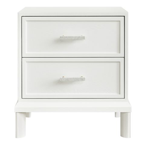 Jill Bedside Table - White