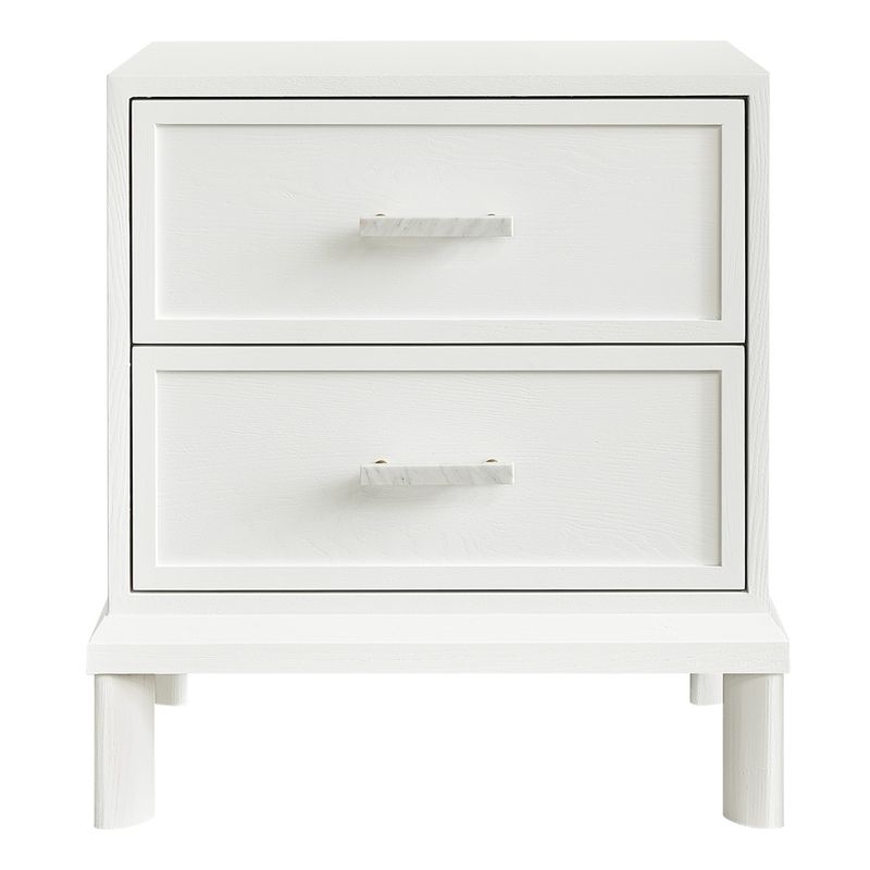 Jill Bedside Table - White