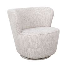 Alberta Swivel Chair - Ivory Weave