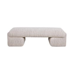 Cairo Bench Ottoman - Ivory Weave