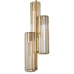 Alana Crystal Pendant - 3 Globe