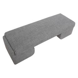 Cairo Bench Ottoman - Houndstooth