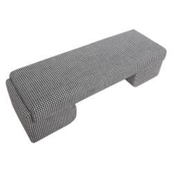 Cairo Bench Ottoman - Houndstooth