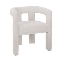Lorenzo Arm Chair - Ivory Boucle