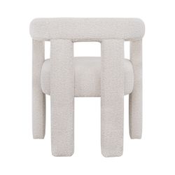Lorenzo Arm Chair - Ivory Boucle