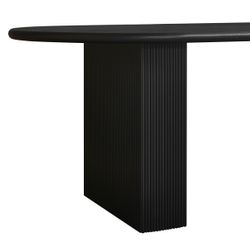 Brunella Oval Dining Table - 2.4m Black