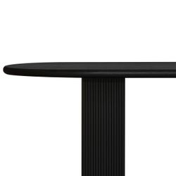 Brunella Oval Dining Table - 2.4m Black