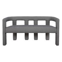 Lorenzo 2 Seater Sofa Bench - Granite