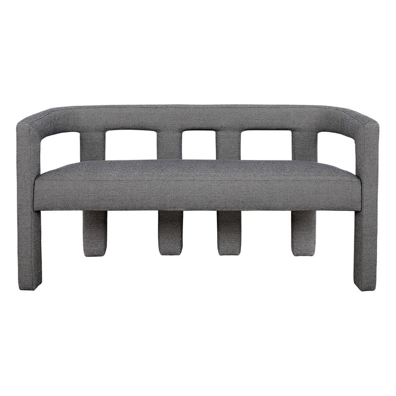 Lorenzo 2 Seater Sofa Bench - Granite