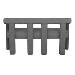 Lorenzo 2 Seater Sofa Bench - Granite