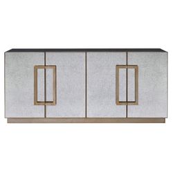 Mira Mirrored Buffet - Antique Gold