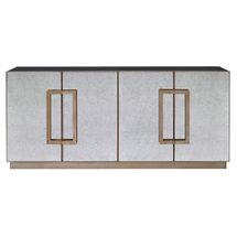 Mira Mirrored Buffet - Antique Gold