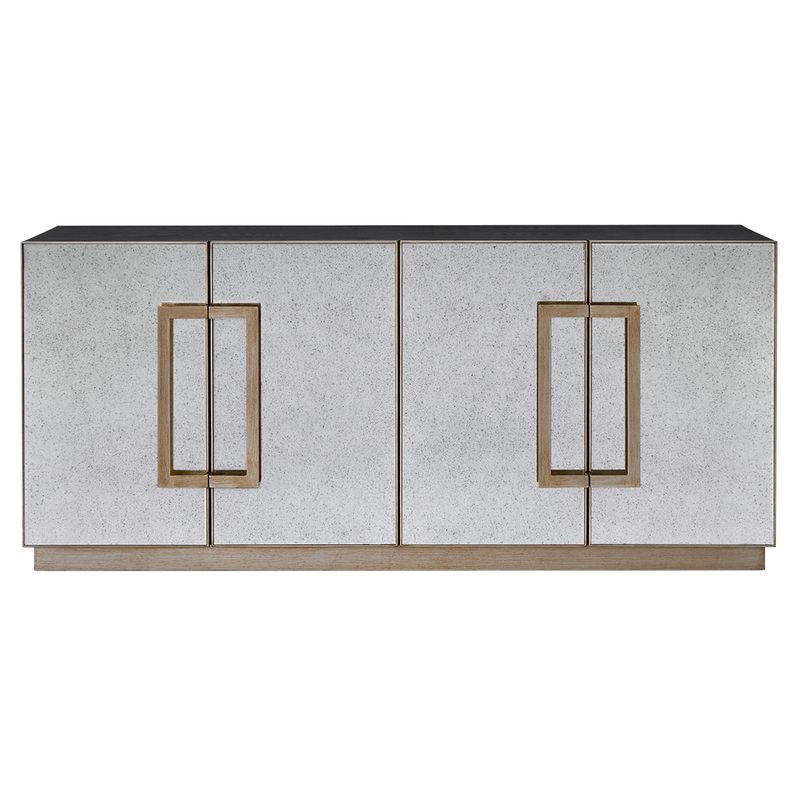Mira Mirrored Buffet - Antique Gold