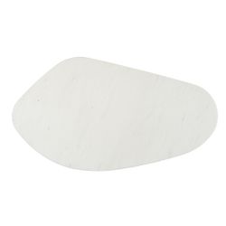 Solstice White Marble Coffee Table - Large Antique Gold