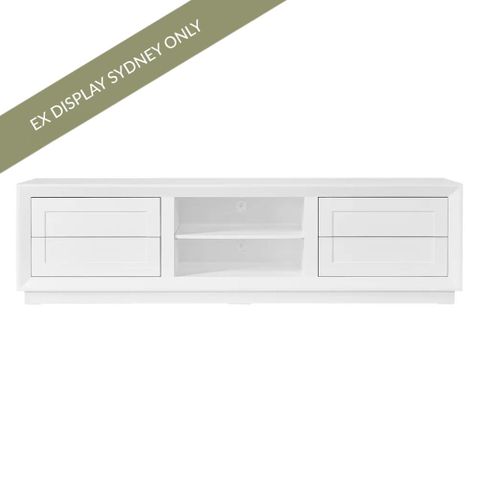 Balmain Entertainment Unit - White - OUTLET NSW