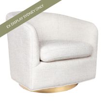 Belvedere Arm Chair - Off White Chenille