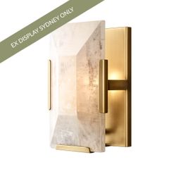 Florence Alabaster Wall Sconce - OUTLET NSW
