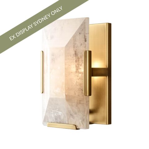 Florence Alabaster Wall Sconce - OUTLET NSW