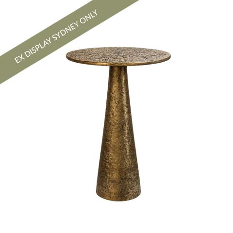 Sinclair Side Table - Antique Brass - OUTLET NSW