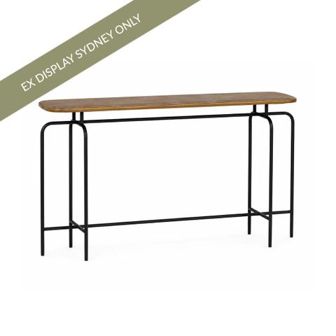 Donavan Console Table - Antique Brass - OUTLET NSW