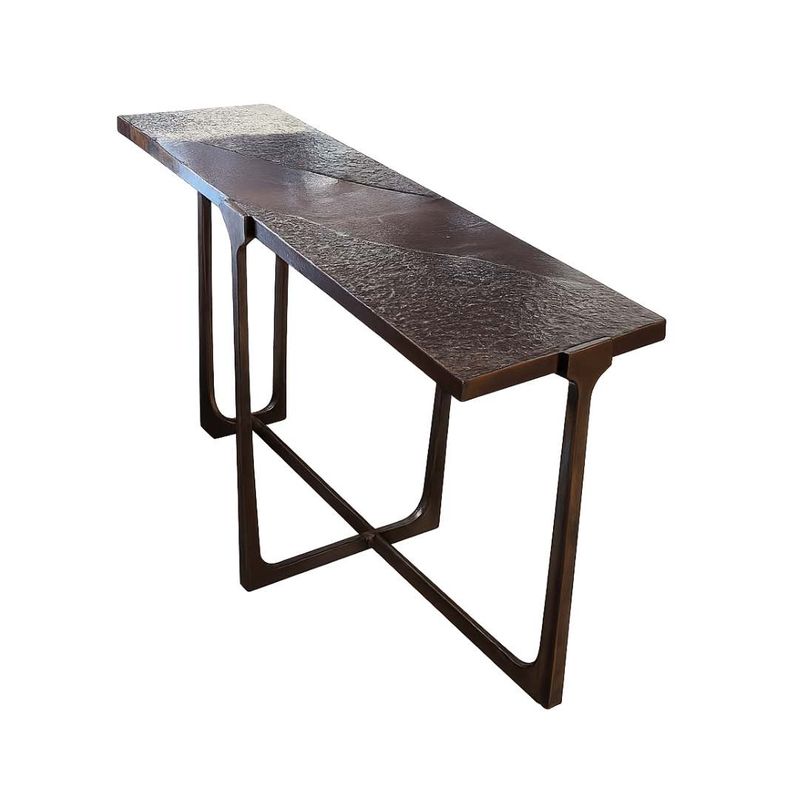 Harrington Console Table - Oiled Brass - OUTLET NSW