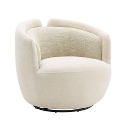 Pasadena Swivel Chair - Ecru