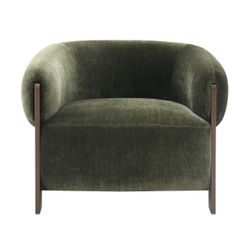 Napa Arm Chair - Brass/Moss Velvet