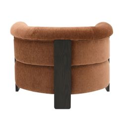 Arcadia Arm Chair - Rust Chenille
