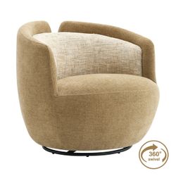 Pasadena Swivel Chair - Camel