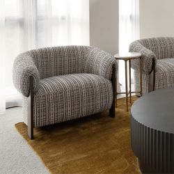 Napa Arm Chair - Black & White